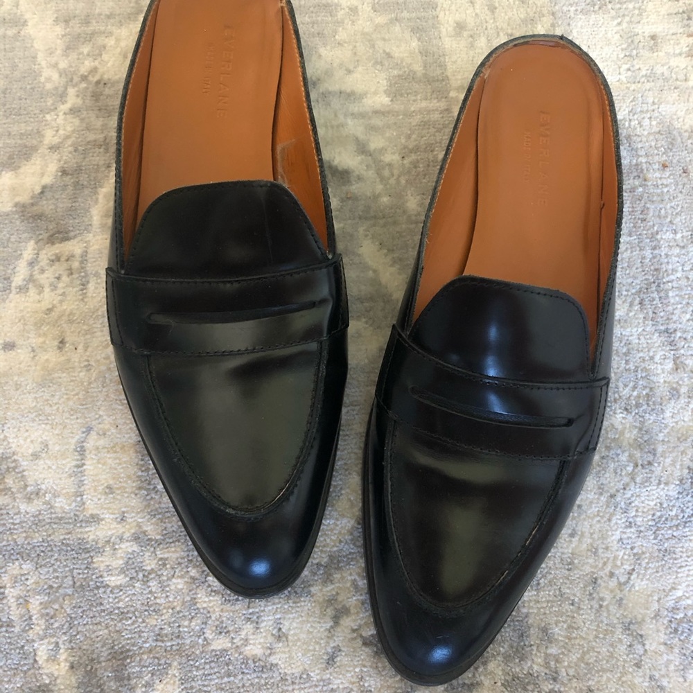 WORN ONCE Everlane Black Leather Loafer